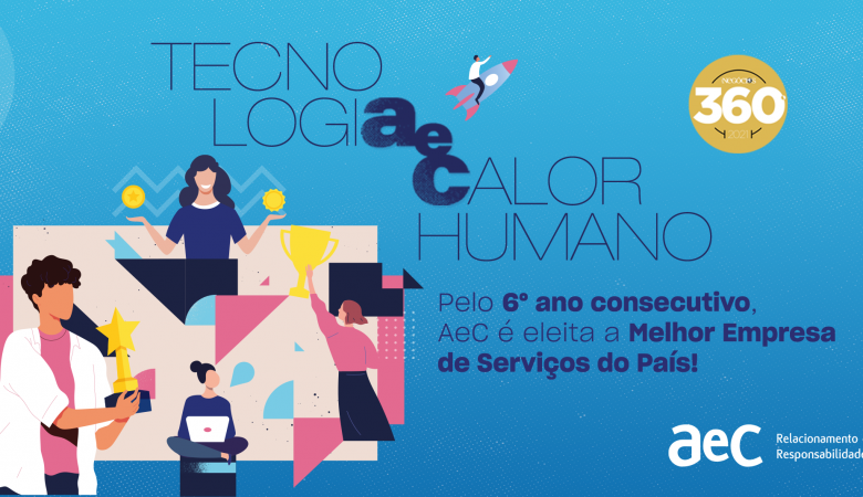 AeC recebe Prêmio de Melhor empresa de Serviços do País pelo 6º ano consecutivo